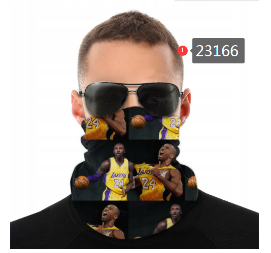 NBA 2021 Los Angeles Lakers #24 kobe bryant 23166 Dust mask with filter->->Sports Accessory